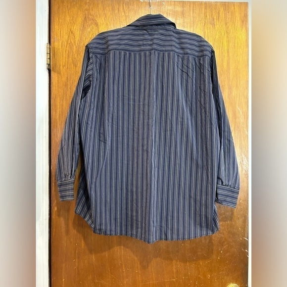 CONCEPTS by Claiborne Button Up Shirt Men's Size X-Large Long Sleeve Striped - Picture 7 of 7